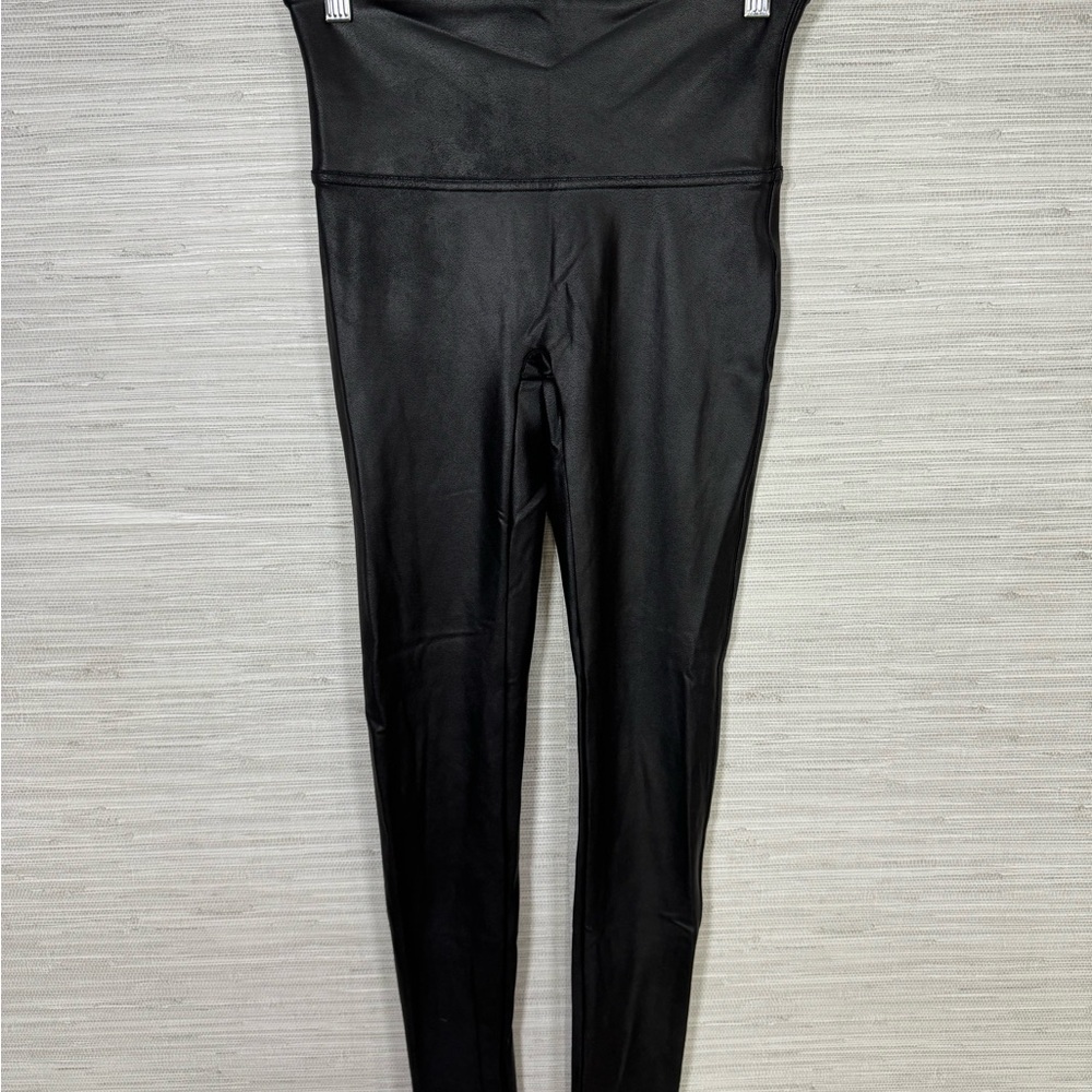 Lot of 3 Spanx Faux Leather Leggings Size Medium - Picture 2 of 11